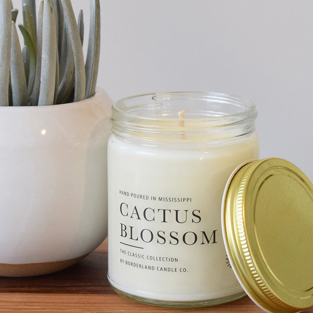Cactus Blossom Jar - TheMississippiGiftCompany.com