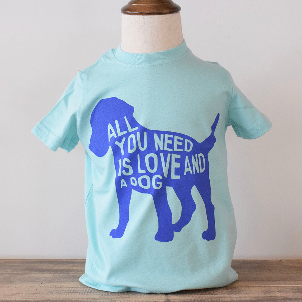 Love and a Dog Youth Tee - TheMississippiGiftCompany.com