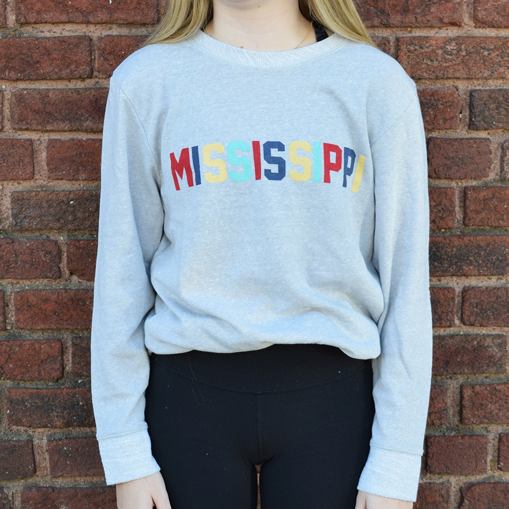 Colorful Mississippi Sweatshirt - TheMississippiGiftCompany.com