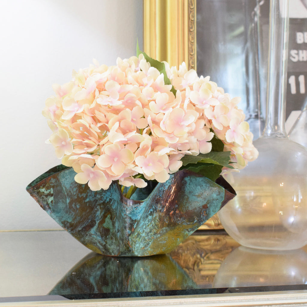 artificial plant in copper pot 4" Flower Pot Verdi