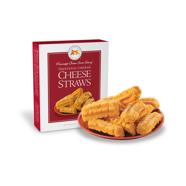 Mississippi Cheese Straws: Baked Cheddar Wafer 1oz - TheMississippiGiftCompany.com