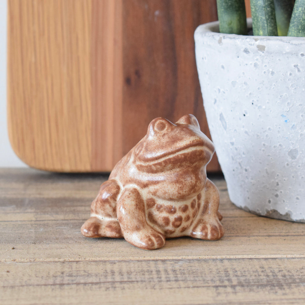 Caramel Small Frog - TheMississippiGiftCompany.com