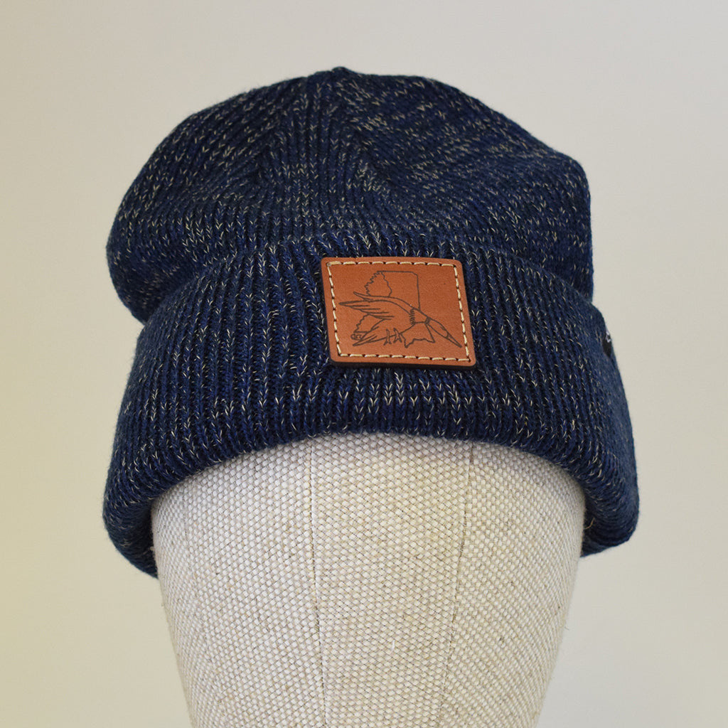 Mississippi with Duck Hat Beanie-Navy - TheMississippiGiftCompany.com