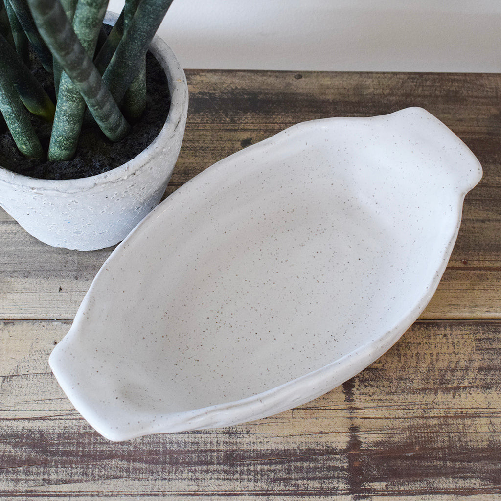Oval Soufflé Dish-Simply White - TheMississippiGiftCompany.com