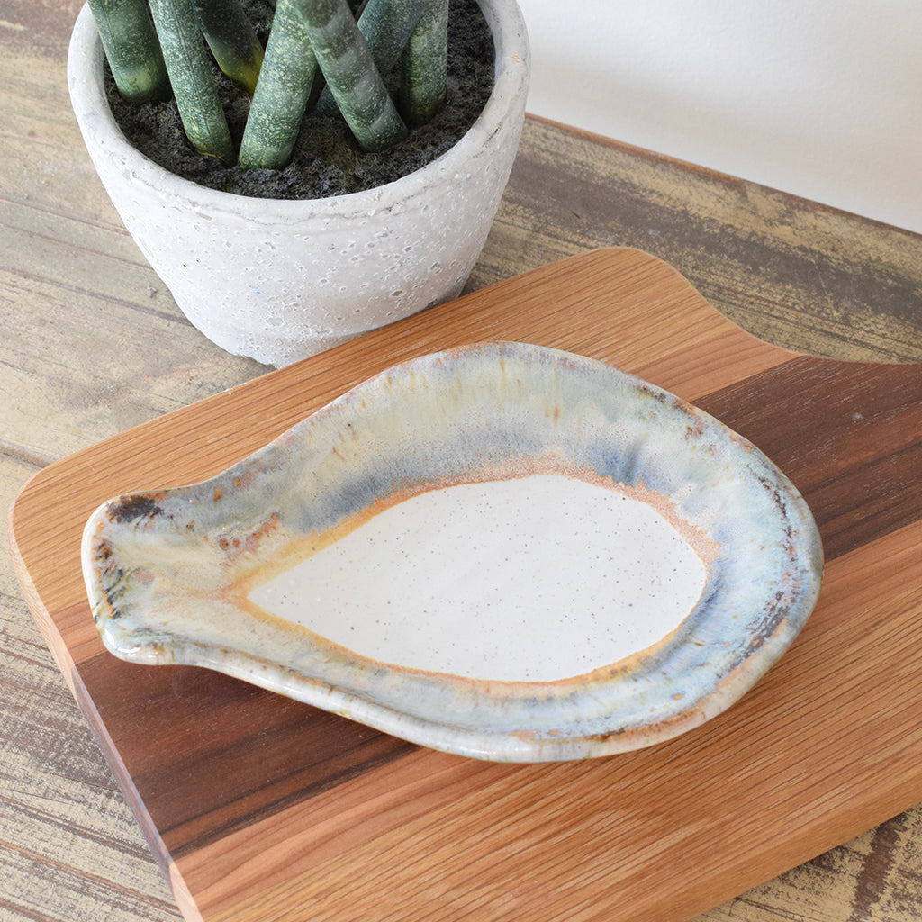 Oval Spoon Rest - Magnolia - TheMississippiGiftCompany.com