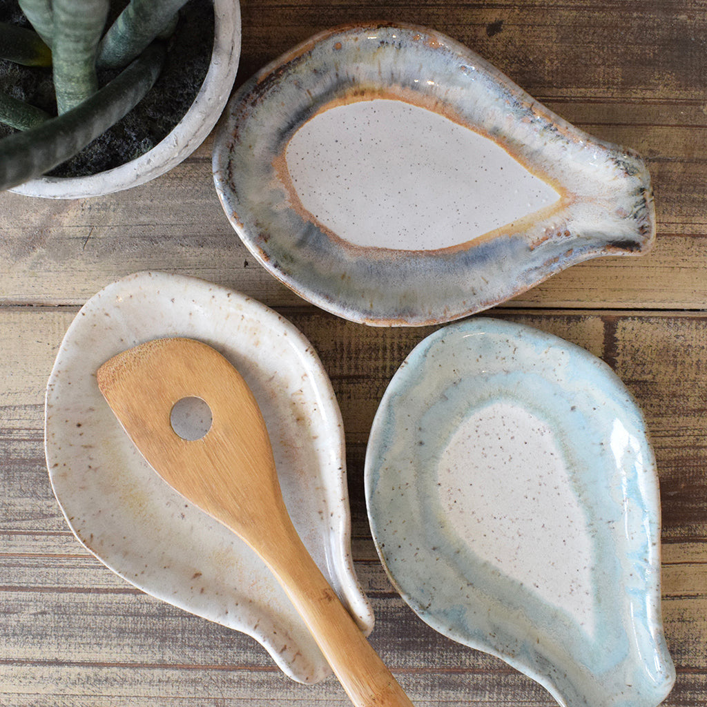 Oval Spoon Rest - Dogwood - TheMississippiGiftCompany.com