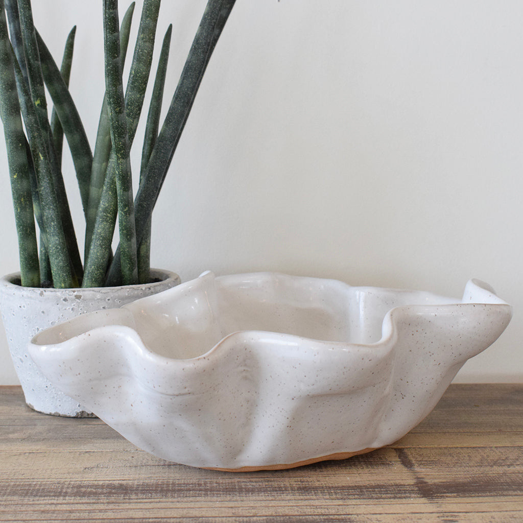Accent Bowl- Simply White - TheMississippiGiftCompany.com