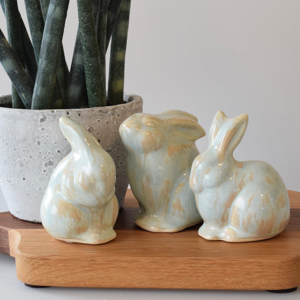 Opal Sitting Bunny - TheMississippiGiftCompany.com