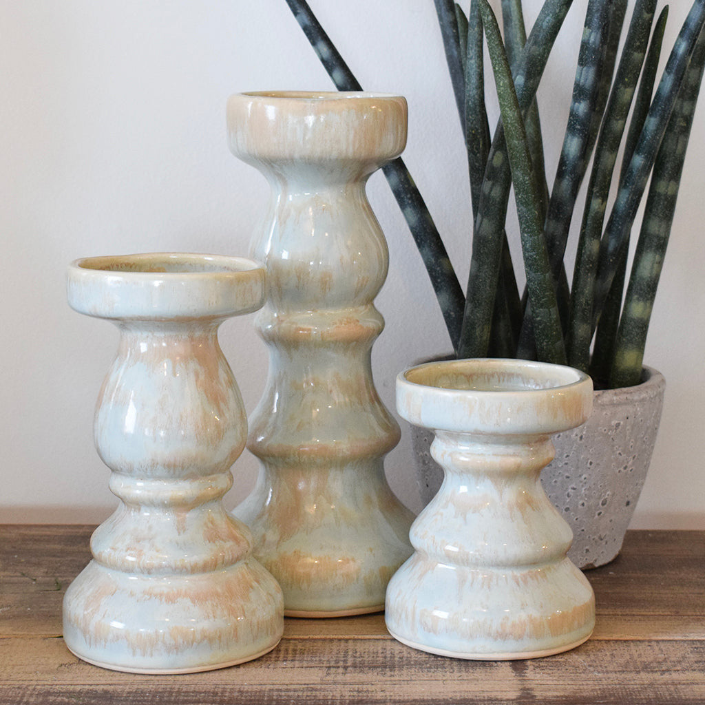 Opal Candlesticks - TheMississippiGiftCompany.com