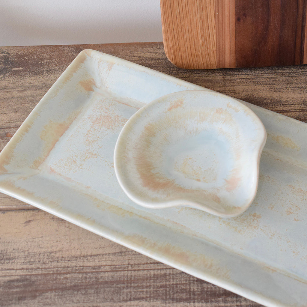 Opal Rectangle Bread Tray - TheMississippiGiftCompany.com