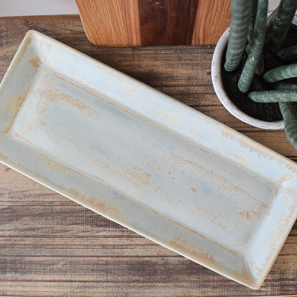 Opal Rectangle Bread Tray - TheMississippiGiftCompany.com