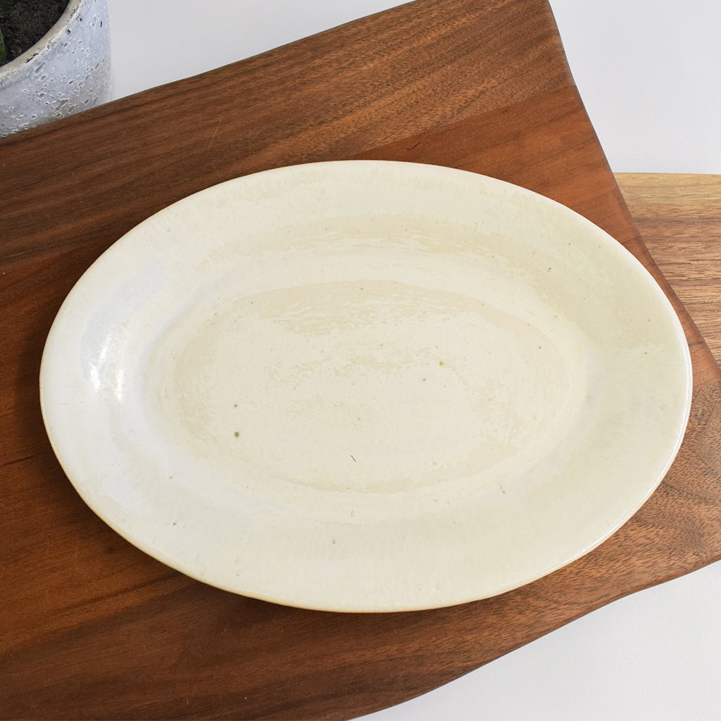Moonstone Small Oval Platter - TheMississippiGiftCompany.com