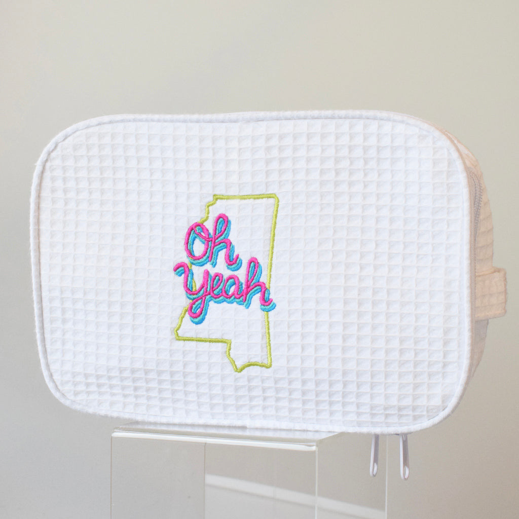 Oh Yeah Mississippi Cosmetic Bag - TheMississippiGiftCompany.com