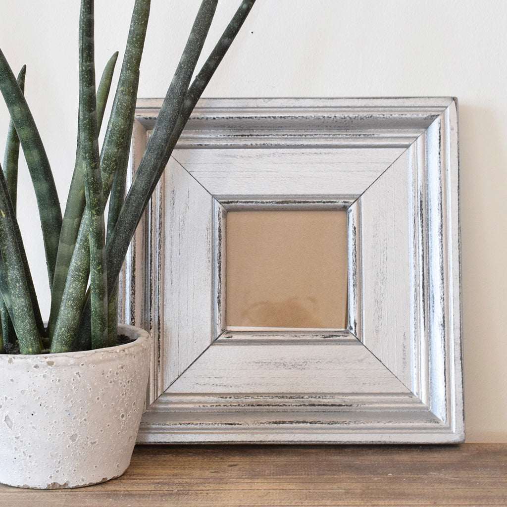 4x4 Silver Frame - TheMississippiGiftCompany.com