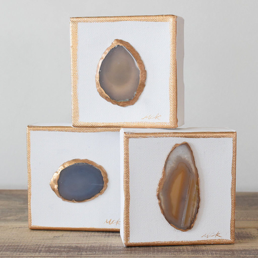MC Kimbrell Geode Neutral with Gold - TheMississippiGiftCompany.com