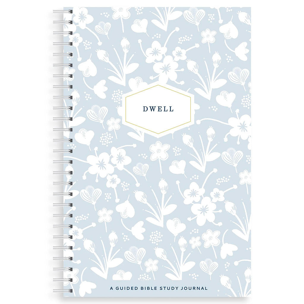 Bible Study Journal- Blue and White Floral - TheMississippiGiftCompany.com