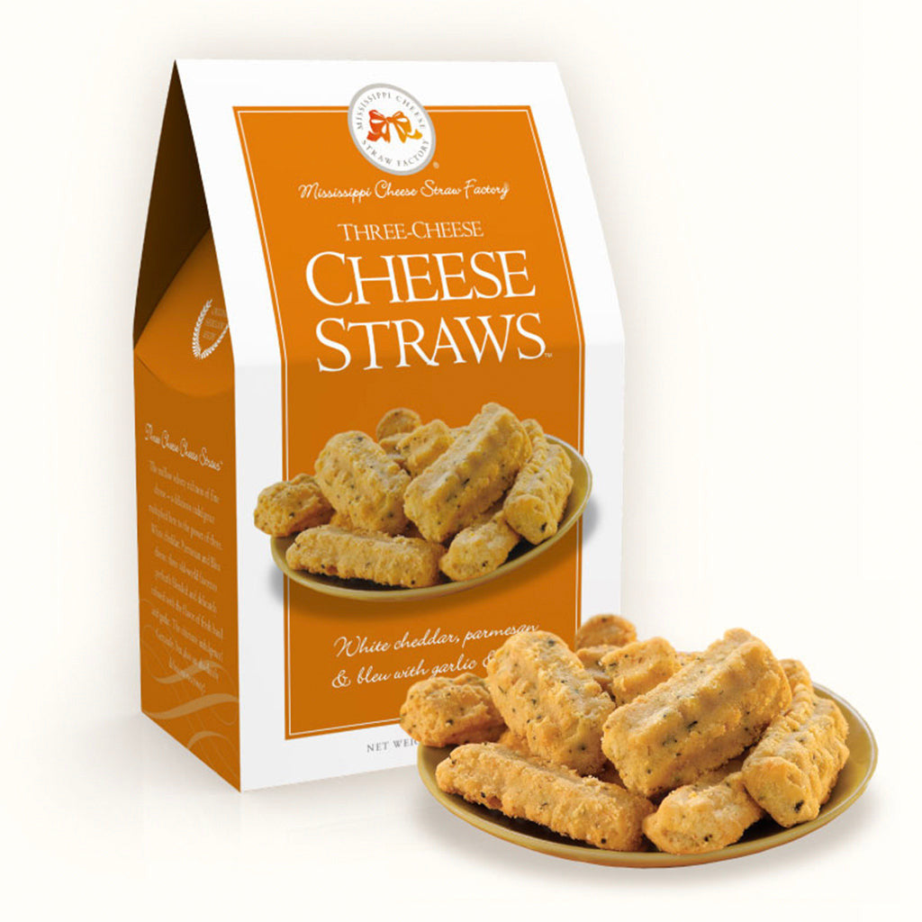 Three Cheese Straws- 6.5oz - TheMississippiGiftCompany.com