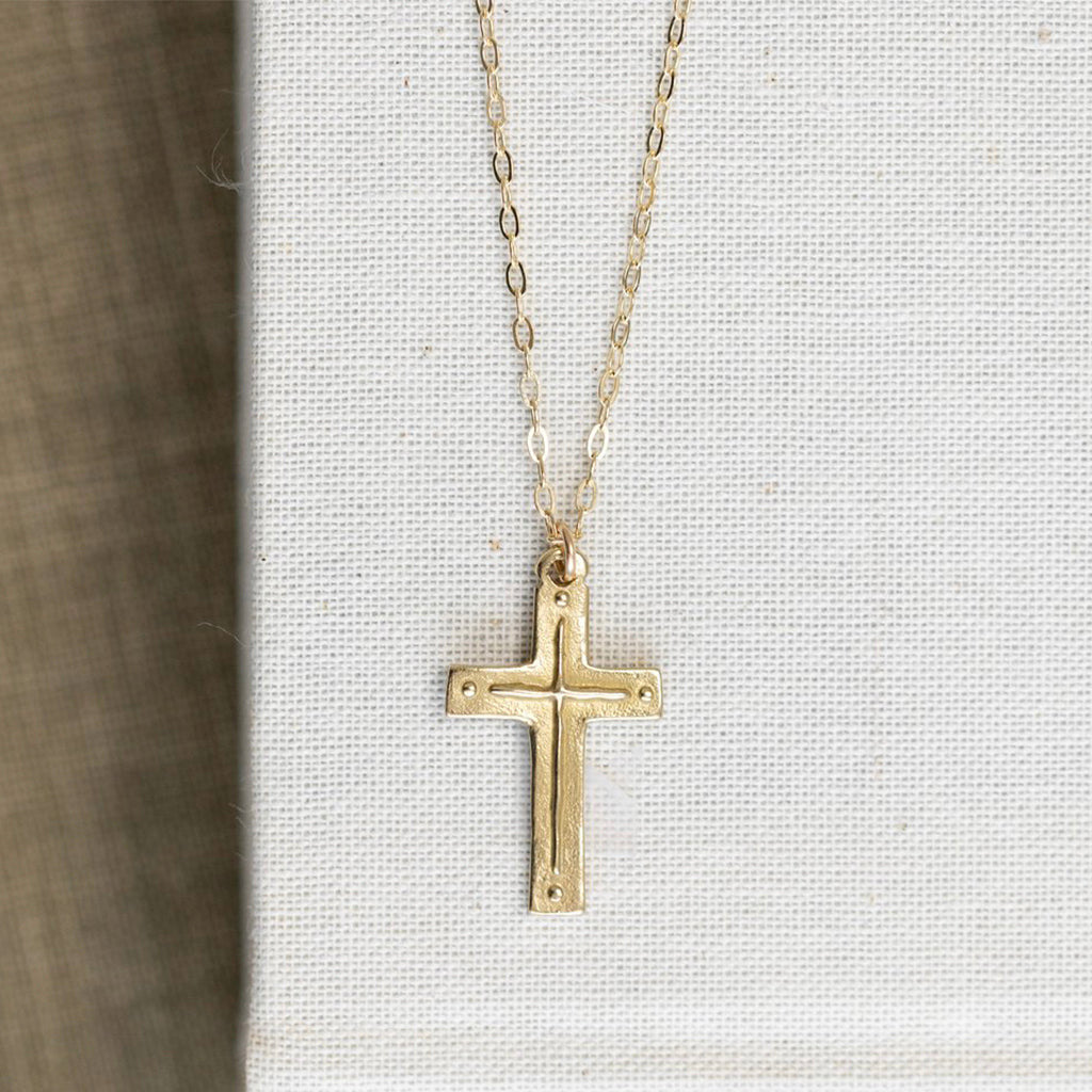 Cross Titus 3:4-5 Pendant Necklace - TheMississippiGiftCompany.com