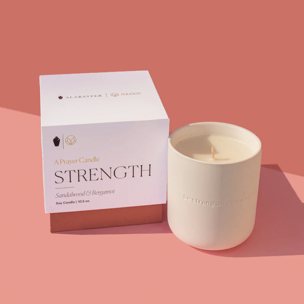 Prayer Candle-Strength - TheMississippiGiftCompany.com