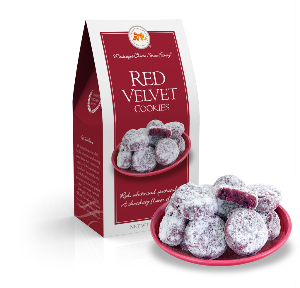 Red Velvet Cookies  3.5 oz - TheMississippiGiftCompany.com