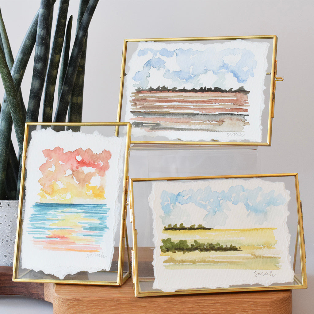 Original Watercolor Landscape-4x6 | Mississippi made product