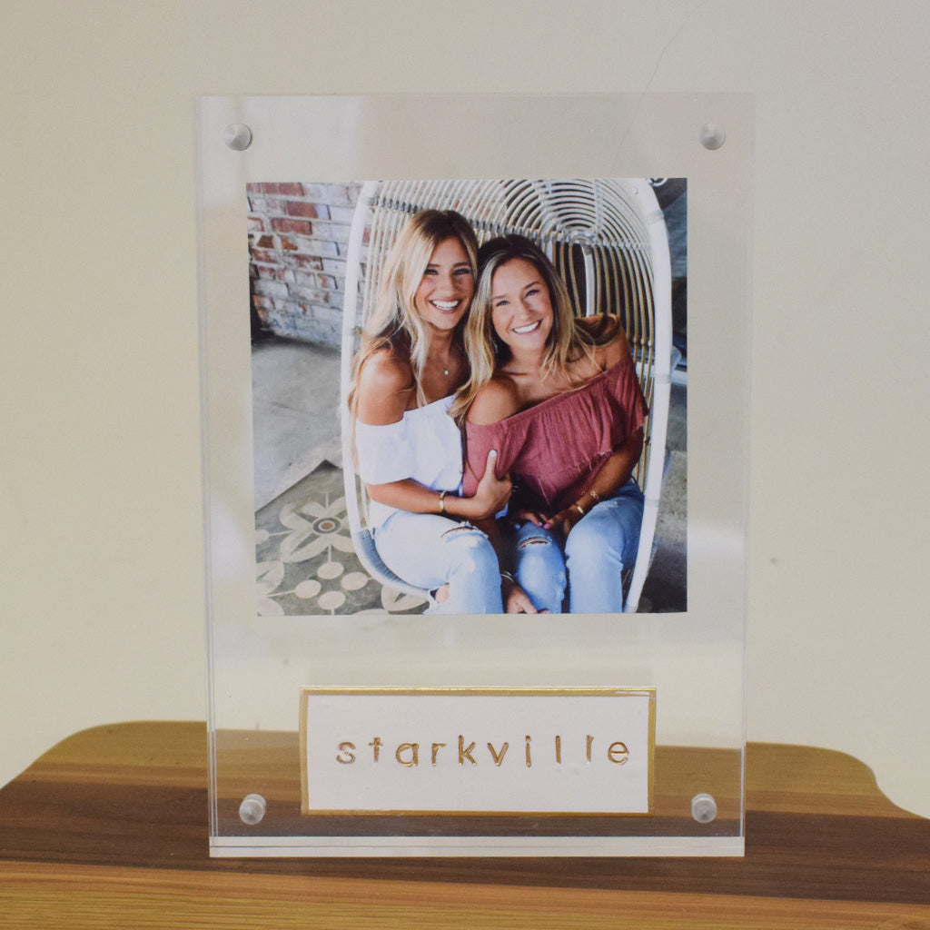 Acrylic Frame - Starkville - TheMississippiGiftCompany.com
