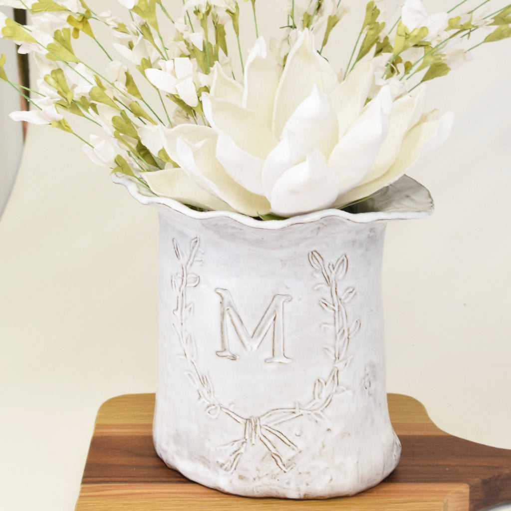 Customized Initial Vase - TheMississippiGiftCompany.com