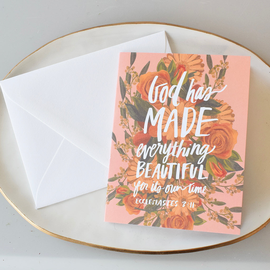 Everything Beautiful Single Card - TheMississippiGiftCompany.com
