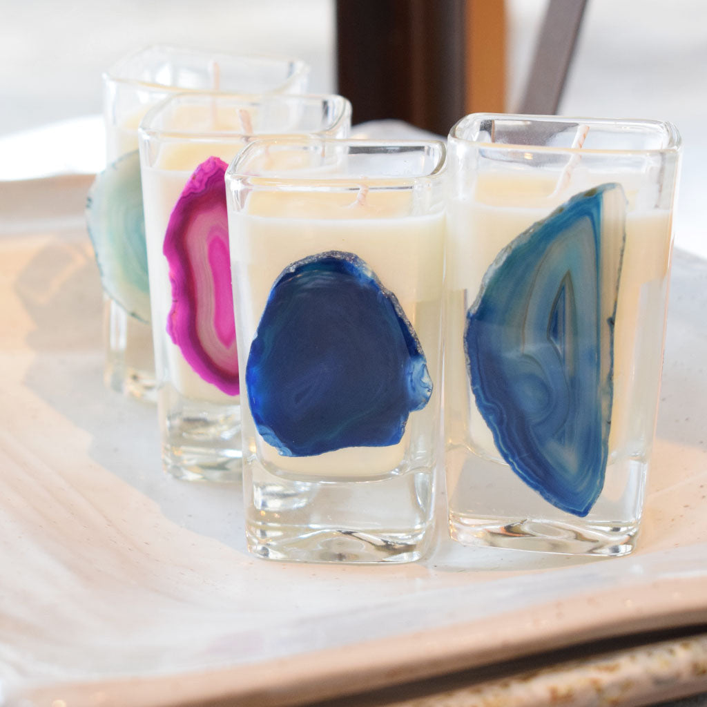 Agate Candle - TheMississippiGiftCompany.com
