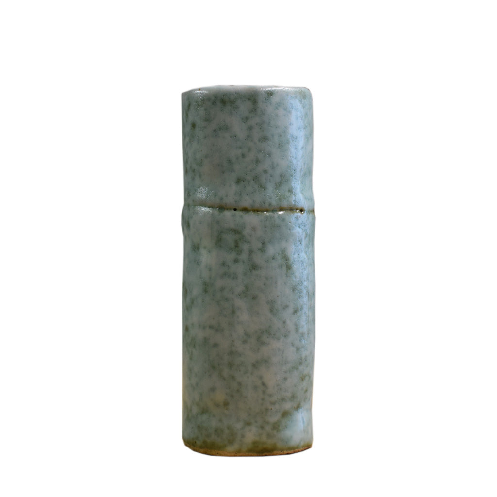 Bamboo Cylinder Vase Jade - TheMississippiGiftCompany.com