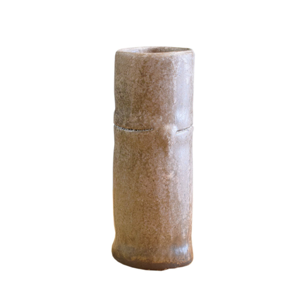 Bamboo Cylinder Vase Nutmeg - TheMississippiGiftCompany.com