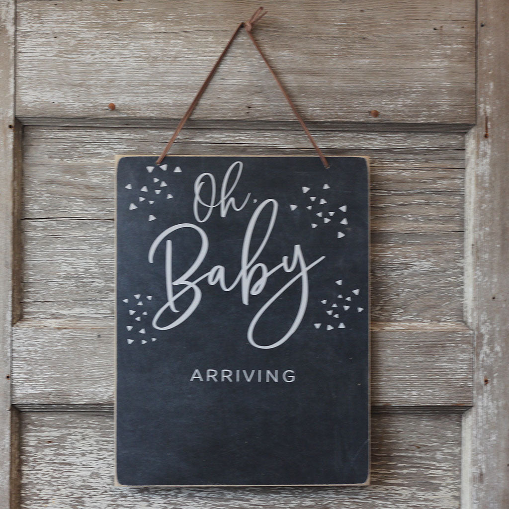 Chalkboard - Oh Baby - TheMississippiGiftCompany.com