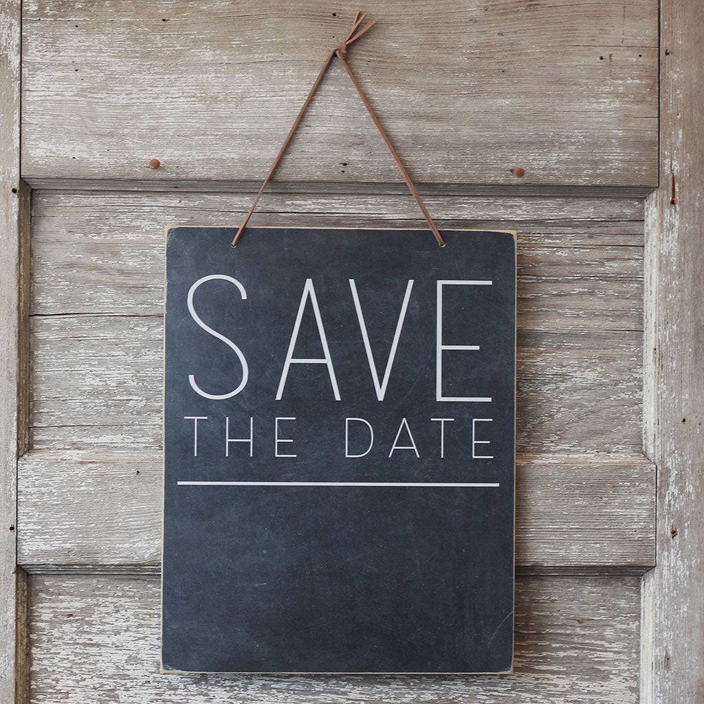 Chalkboard - Save the Date - TheMississippiGiftCompany.com