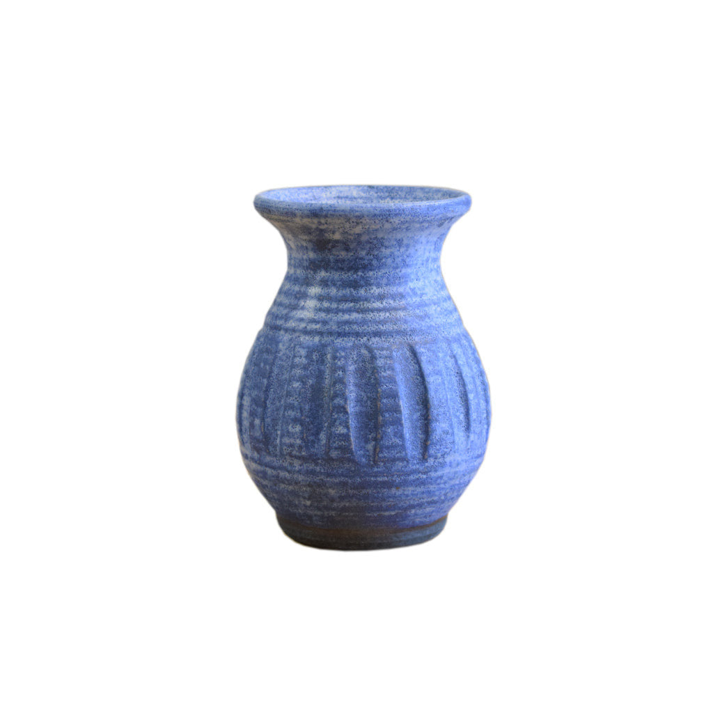 Carnation Vase Blue - TheMississippiGiftCompany.com
