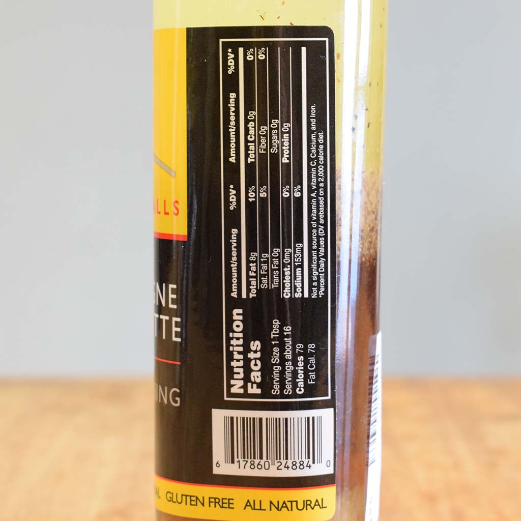 champagne dressing nutrition Girard's Champagne 60 Calorie Vinaigrette