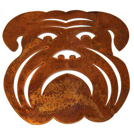 Copper Large Bulldog Head - TheMississippiGiftCompany.com