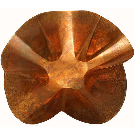 Large Wavy Bowl: Copperworx - TheMississippiGiftCompany.com