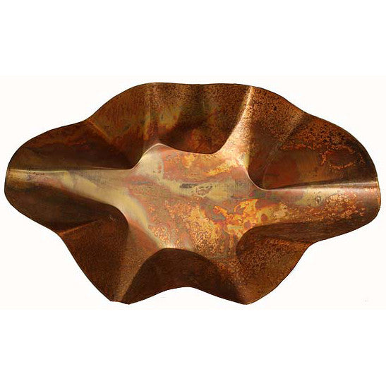 Copper Oval Bowl - TheMississippiGiftCompany.com