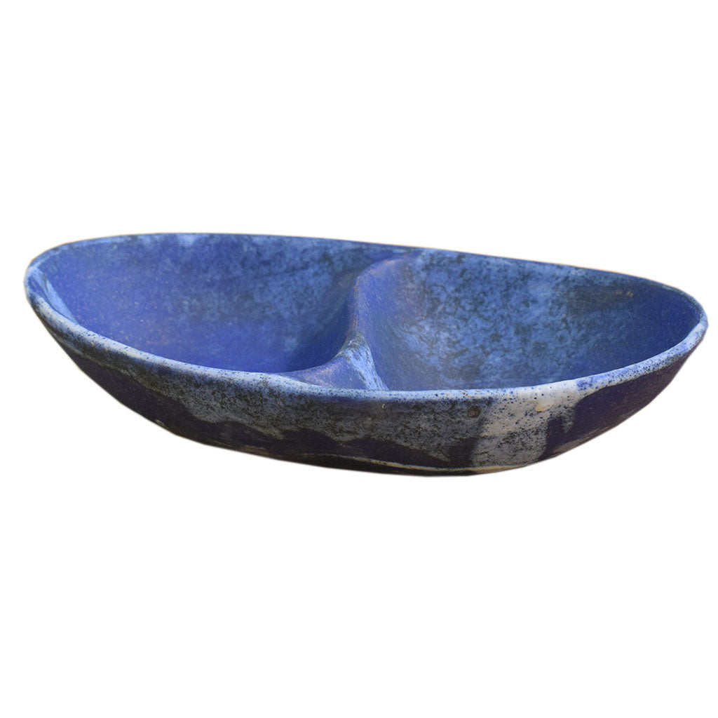 Divided Bowl Blue - TheMississippiGiftCompany.com