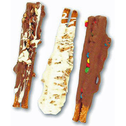 Dixie Dippers: Chocolate Dipped Pretzel- Fudge M&M - TheMississippiGiftCompany.com