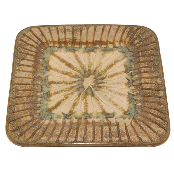 Sparrow Large Square Plate - TheMississippiGiftCompany.com