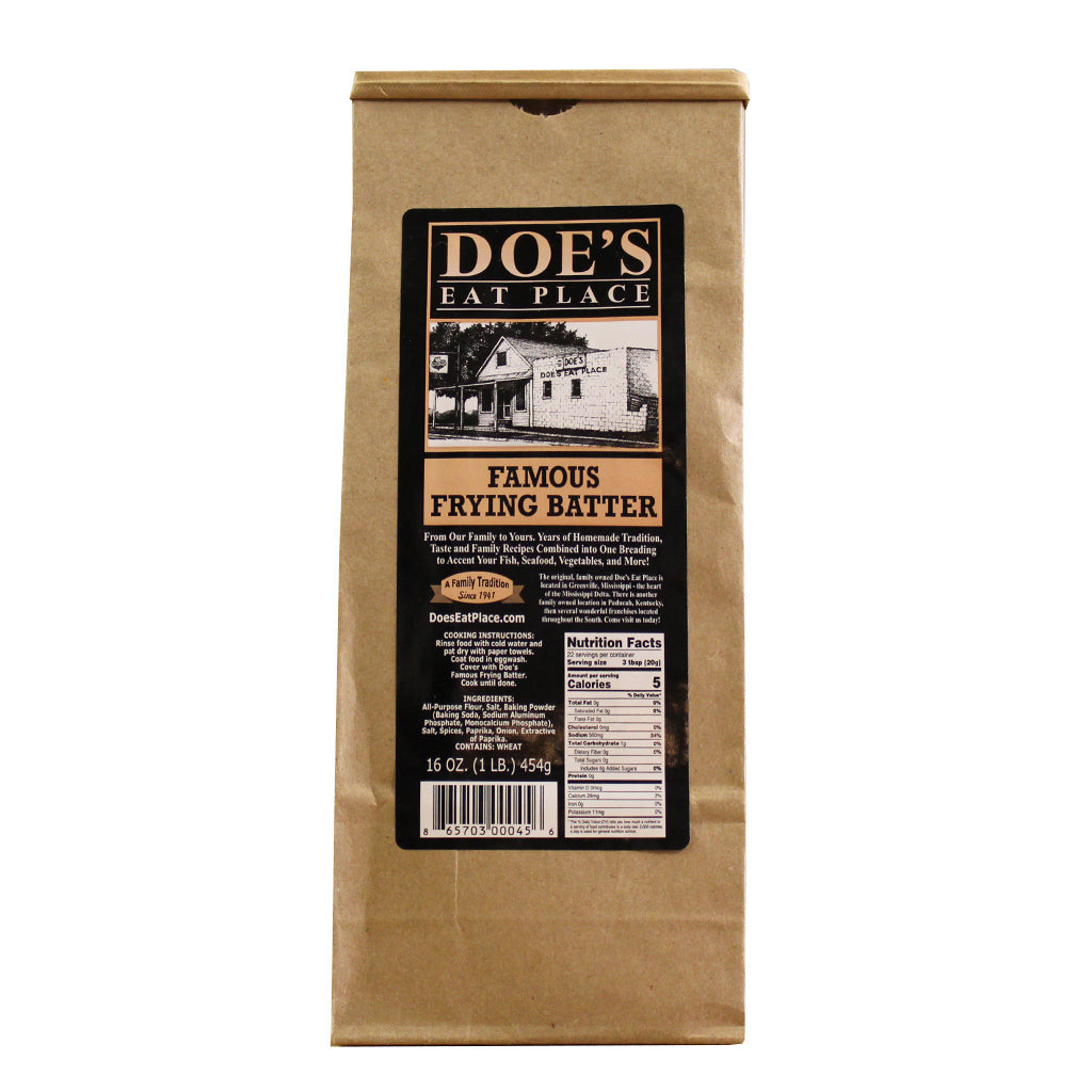 Doe's Famous Frying Batter - TheMississippiGiftCompany.com