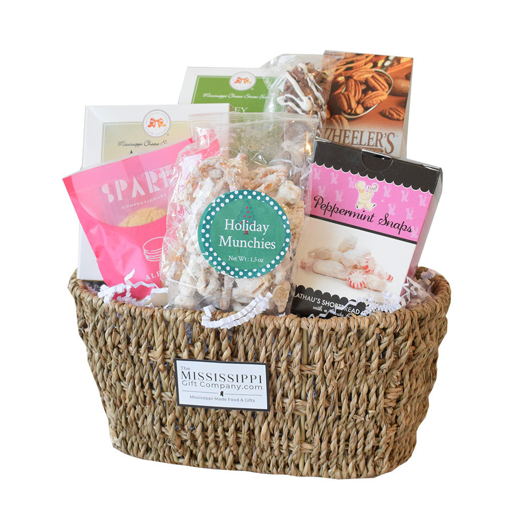 Christmas Elf Gift Basket - TheMississippiGiftCompany.com