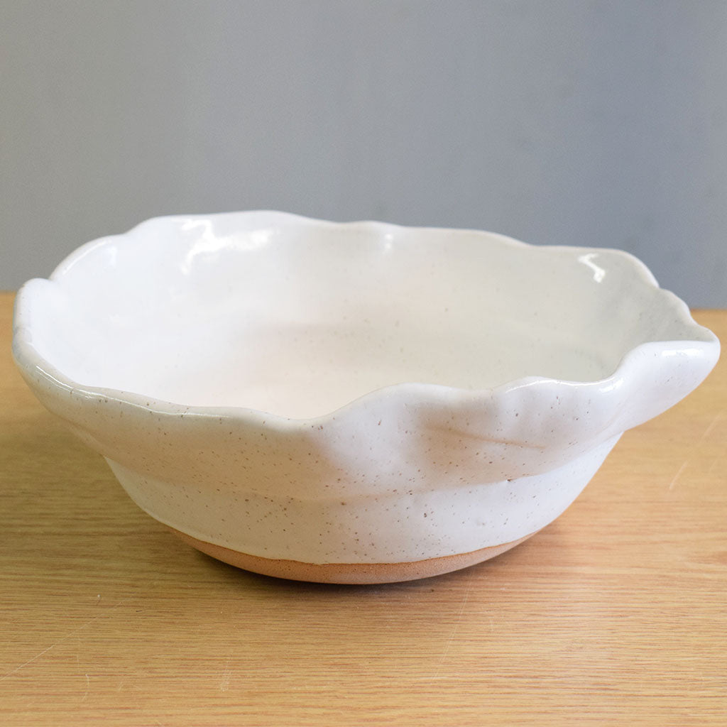Vegetable Bowl Simply White - TheMississippiGiftCompany.com