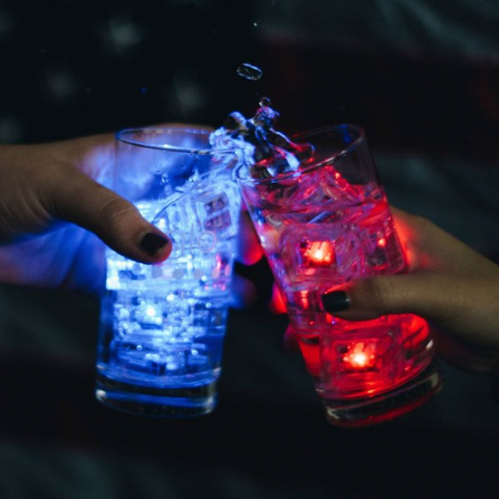 Liquid Activated Light Up Drink Cubes- Set of 4 - TheMississippiGiftCompany.com