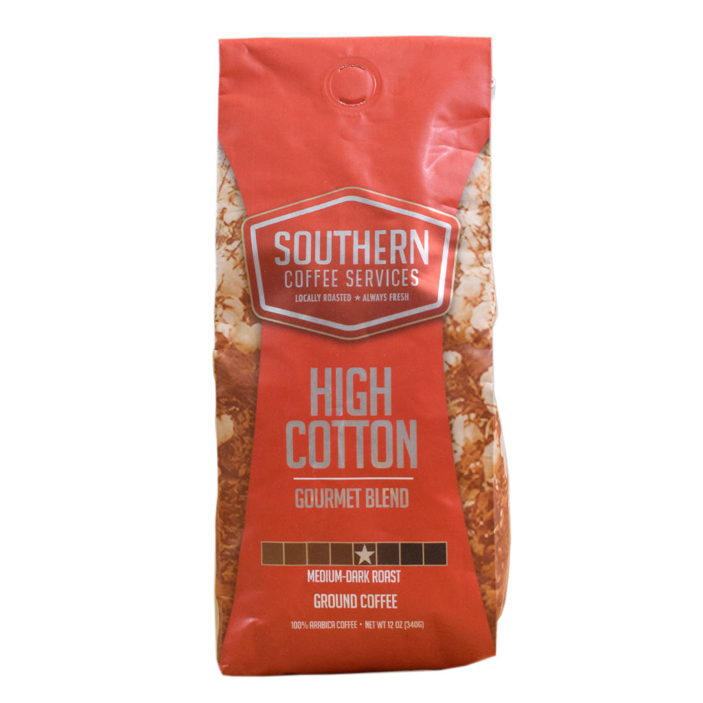 High Cotton Gourmet Blend Coffee 12oz - TheMississippiGiftCompany.com