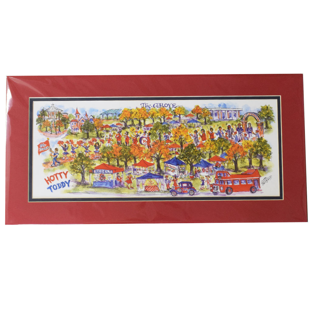University of Mississippi Print-Grove - TheMississippiGiftCompany.com