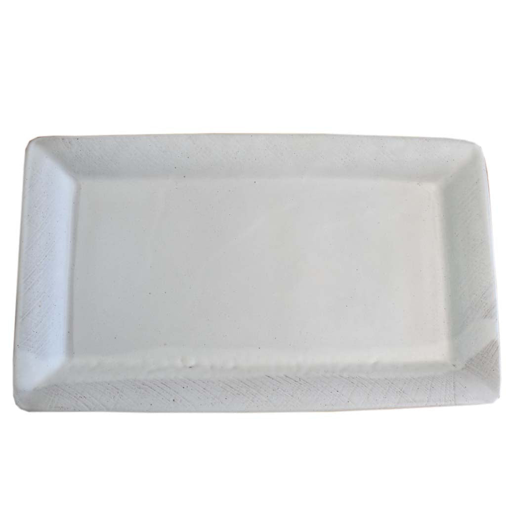 Meat Tray - White - TheMississippiGiftCompany.com