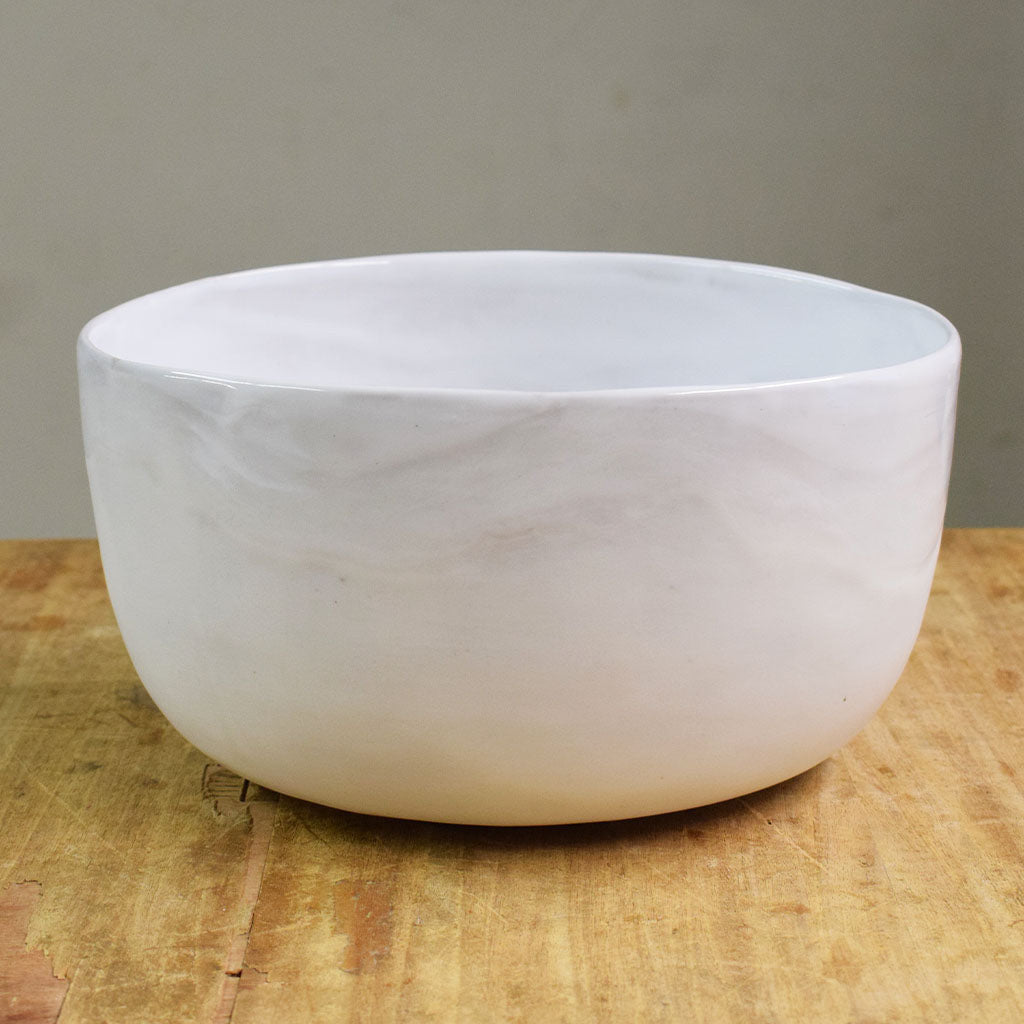 Medium Mixing Bowl Simply White - TheMississippiGiftCompany.com