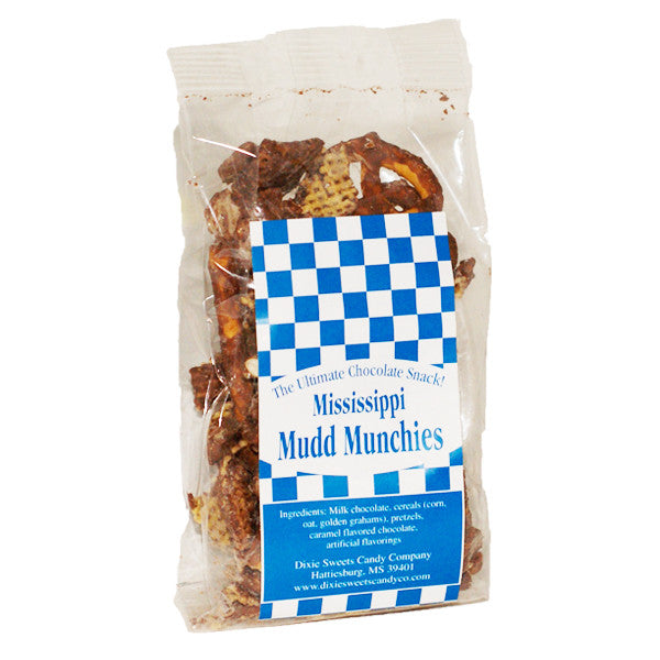 Mississippi Mudd Munchies: Milk Chocolate Snack Mix- 1.5oz - TheMississippiGiftCompany.com
